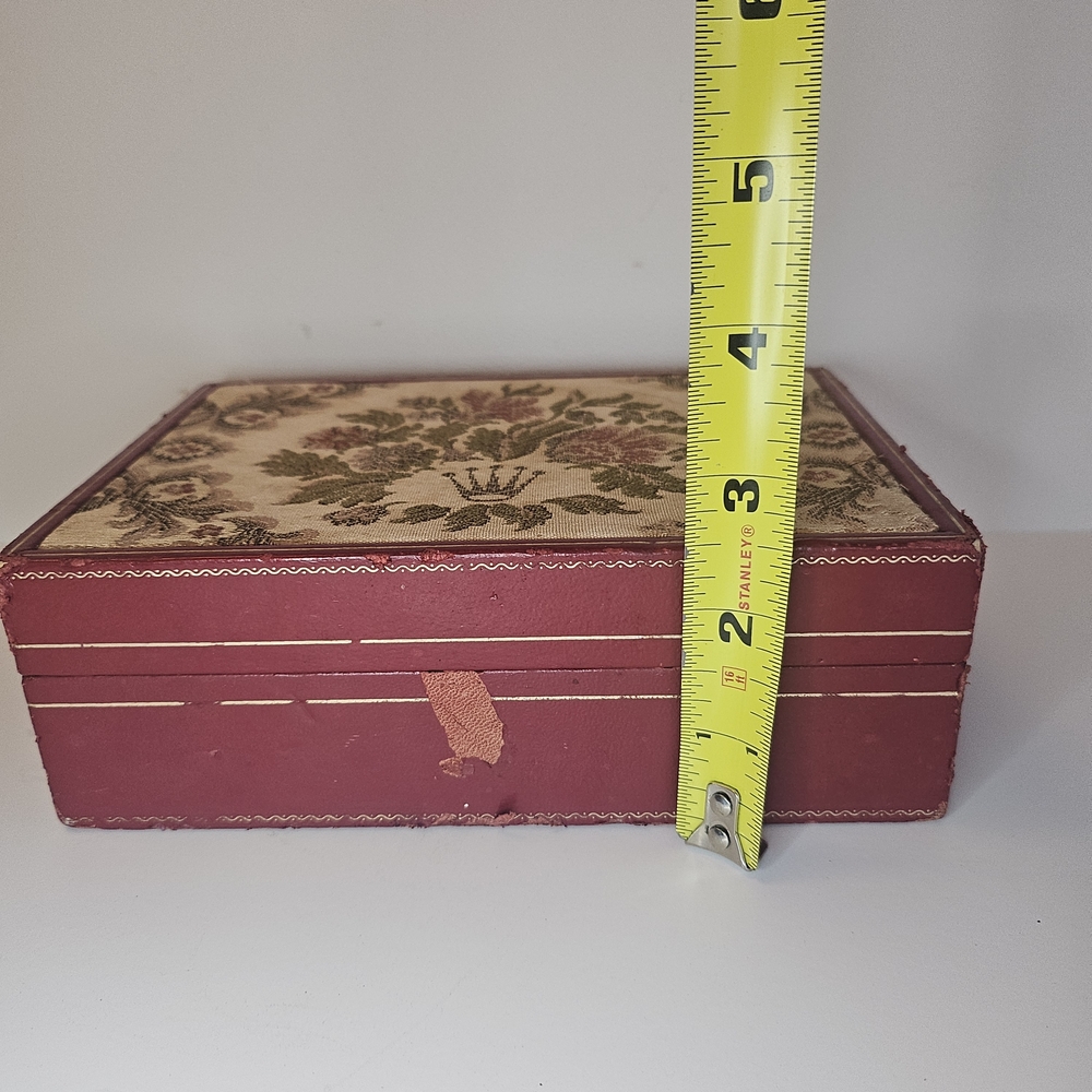 Vintage Rolex tapestry watch box embroidered 60.01.2 Lady president floral READ - Picture 9 of 9